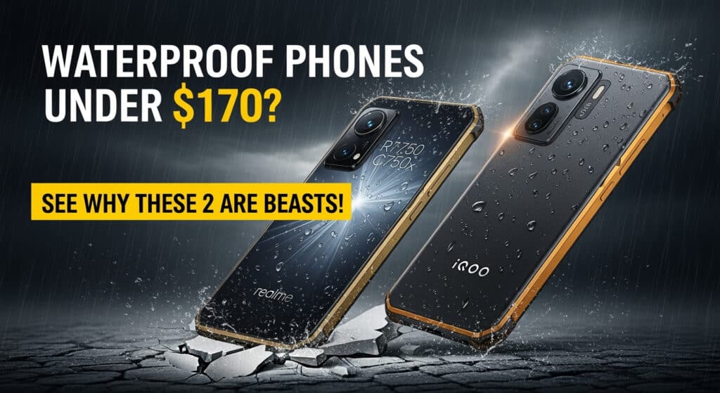 3 Waterproof Smartphones Under $170 with Big Batteries & IP Ratings Perfect for Outdoor Activities