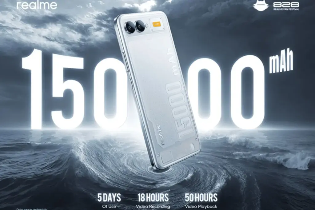 Realme Launches 15000mAh Smartphone, Sets New Benchmark for Industry’s Largest Battery Capacity
