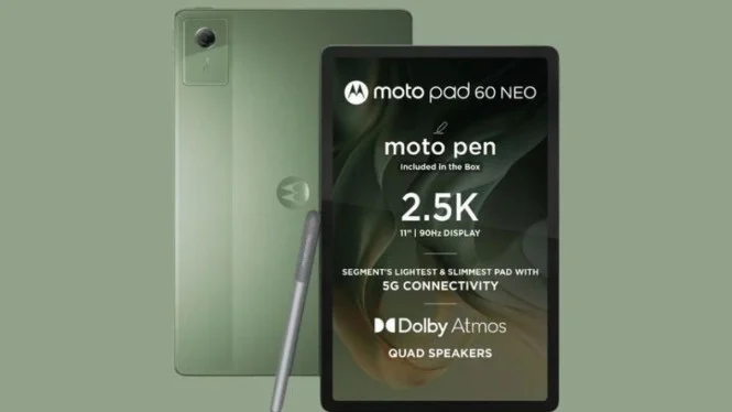 Motorola Motopad 60 Neo Tablet Enhances Comfort for Work and Study Sessions