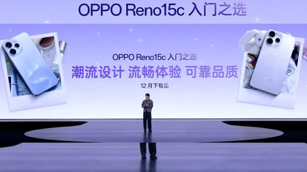 Oppo Reno 15c Unveiled: Snapdragon 7 Gen 4, 1.5K OLED Display, Triple 50MP Cameras Preview