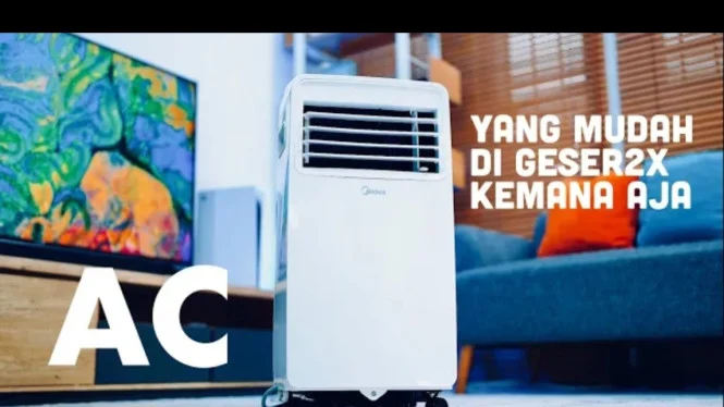 Portable Midea AC: Instant Cooling Without Wall Installation for Easy Comfort