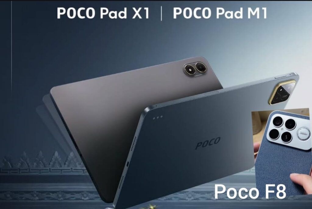 Poco Expands Beyond Smartphones with Pad X1 and Pad M1 Launch at F8 Series Event