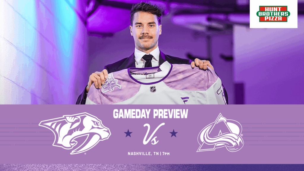 Game Day Preview: Avalanche vs. Predators Face Off on November 22 for Key NHL Matchup