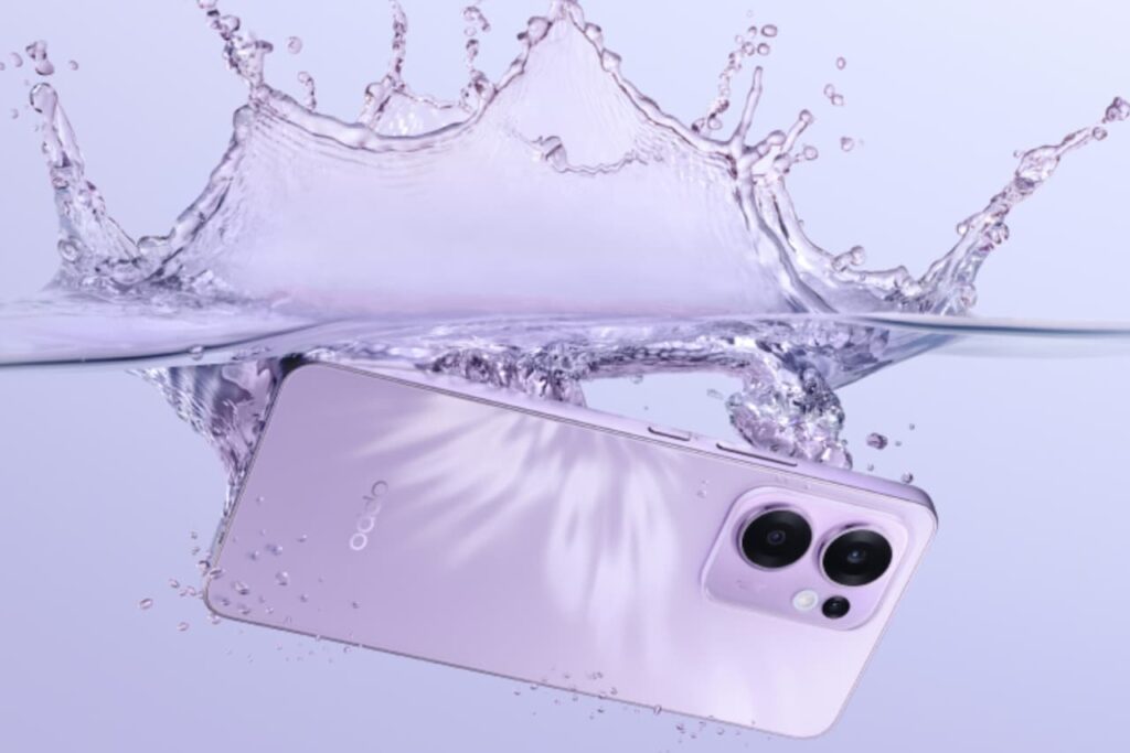 Oppo Reno13 F 5G: Durable Waterproof Smartphone Featuring Dual Certification Protection