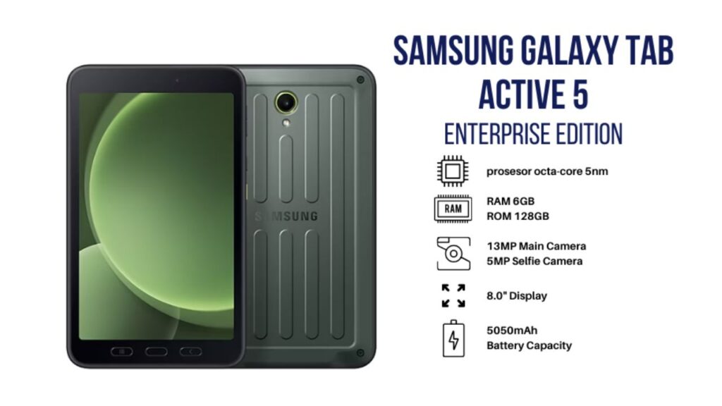 Samsung Galaxy Active 5: Durable Tablet with NFC and Fast Connectivity Unveiled