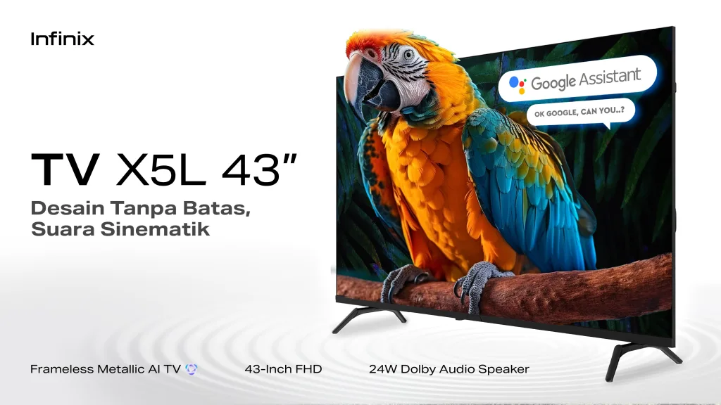 Infinix Smart TV X5L 43” Officially Launches in Indonesia, Priced Around $120 USD