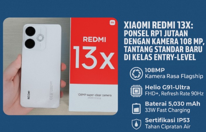 Xiaomi Redmi 13X: $130 Phone with 108MP Camera Sets New Entry-Level Standard