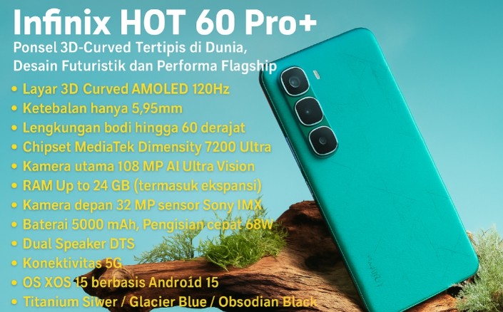 Infinix HOT 60 Pro+: Futuristic Design, Flagship Performance with XBoost Engine 3.0 Unveiled