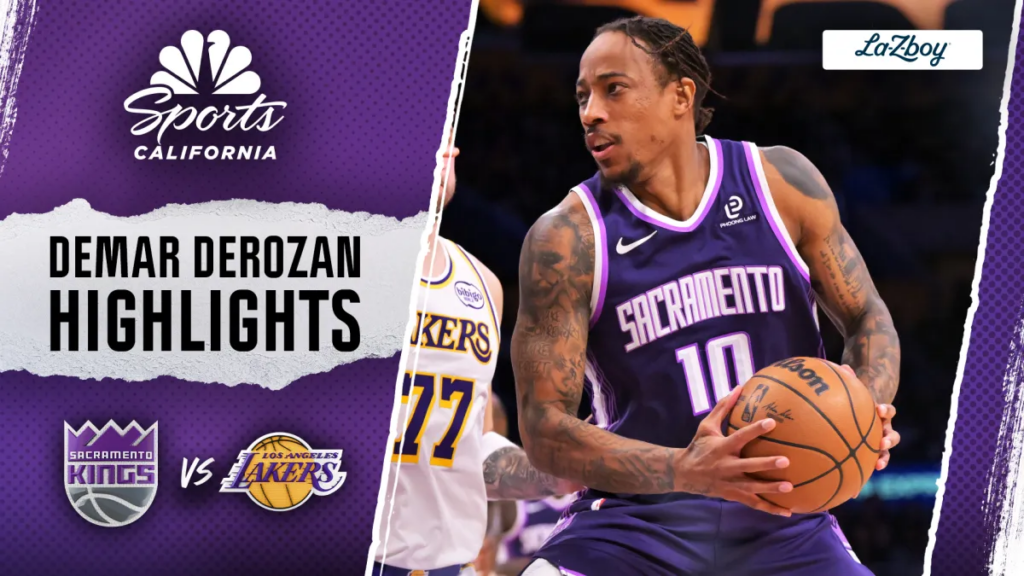 DeRozan Drops 22 Points as Kings Fall Short Against Lakers – Full Highlights