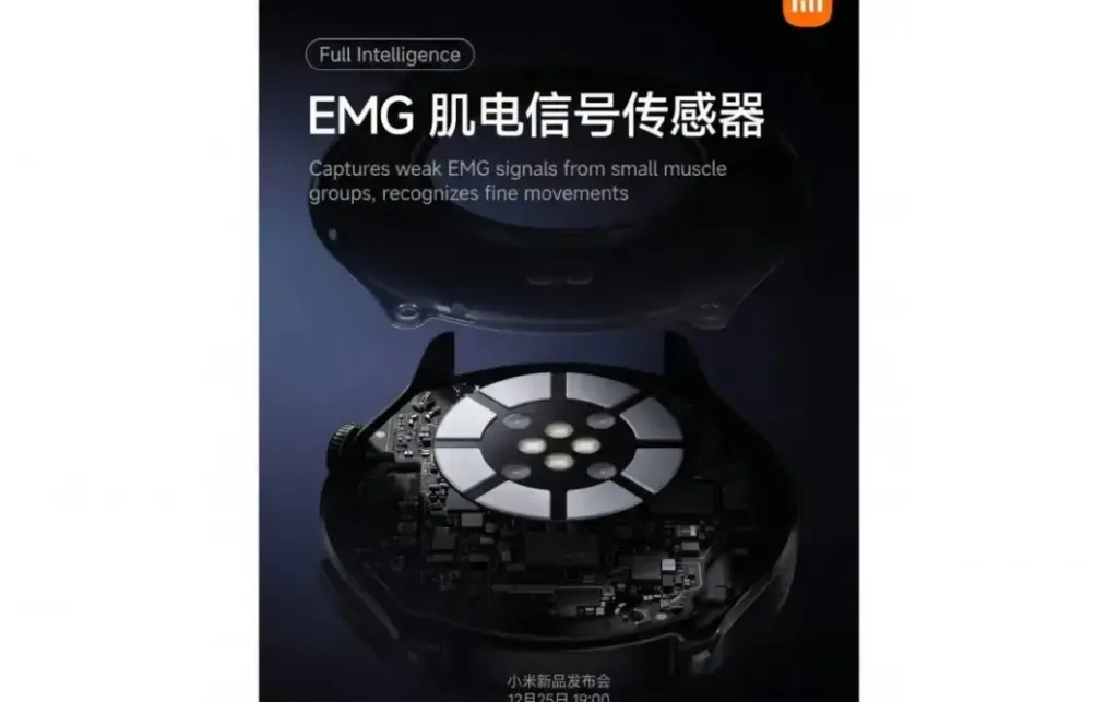 Next-Gen Xiaomi Watch 5 to Feature Advanced EMG Sensors and Snapdragon W5 Processor