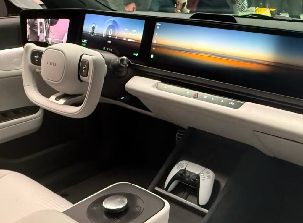 Honda Afeela Integrates PlayStation Console, Offering First-Ever PS Remote Play in a Car