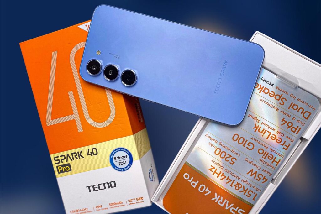 Tecno Spark 40 Features 1.5K IPS LCD Display with Smooth 120Hz Refresh Rate