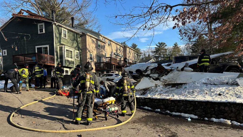 Nashua, New Hampshire Plane Crash: Emergency Crews Respond Quickly to Crash Site