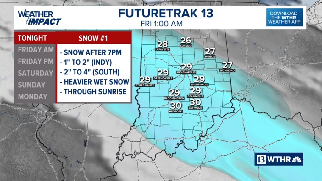 Two Rounds of Snow Forecasted, Followed by Near-Record Cold: Weather Impact Alert