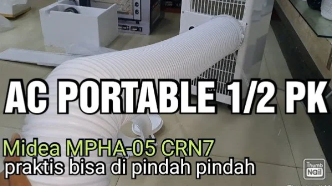 Efficient Cooling with Midea Portable AC 0.5 PK: Easy Setup, No Complex Installation