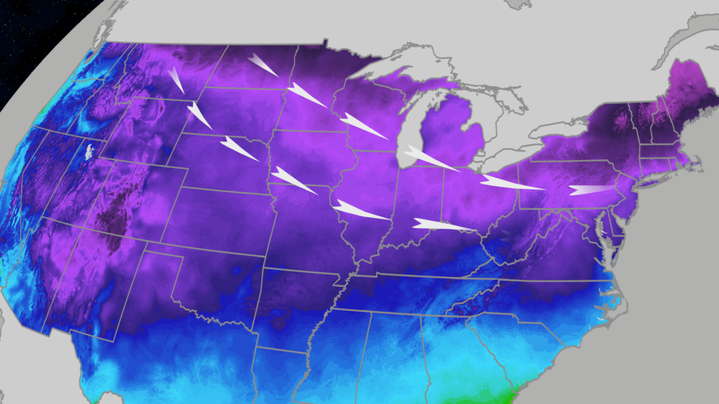 Record Cold Wave Forecasted Across Midwest to Northeast This Week, Experts Warn