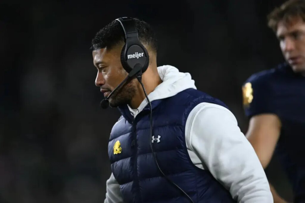 Notre Dame’s Marcus Freeman Calls High Regard by Giants ‘Humbling’ in Recent Praise