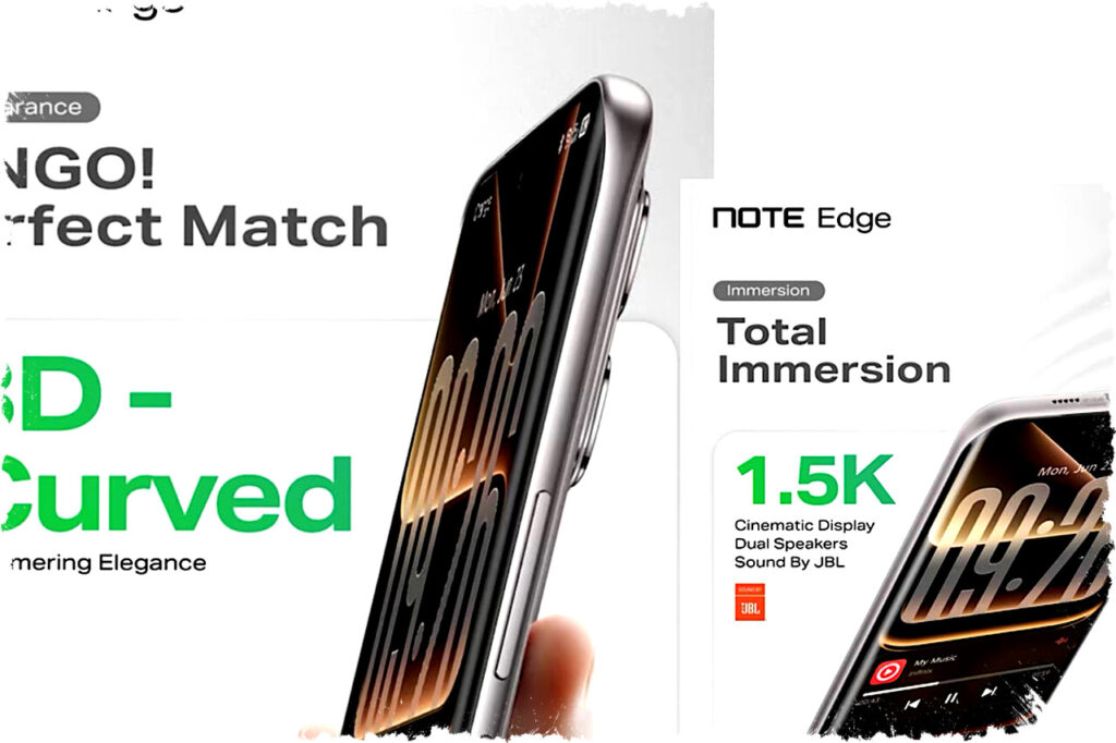 Slim Design Meets Beastly Battery: Infinix Note Edge 5G Lasts 26 Hours, 22 Hours Video Playback