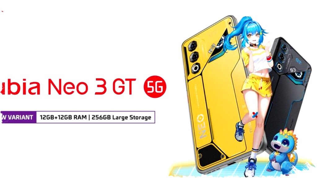 Nubia Neo 3 GT 5G With Massive 12GB RAM Lands Bringing Flagship-Level Gaming Power and Breakthrough Speed to a Wider Audience