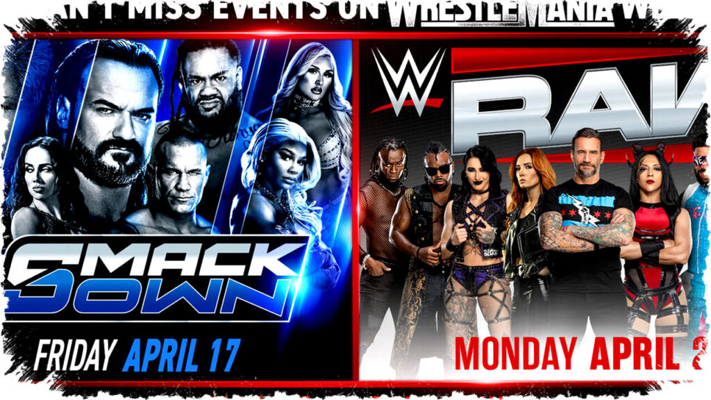 Individual Tickets for SmackDown and Raw Go On Sale Tuesday, Experience WrestleMania 42 Week Live in Las Vegas