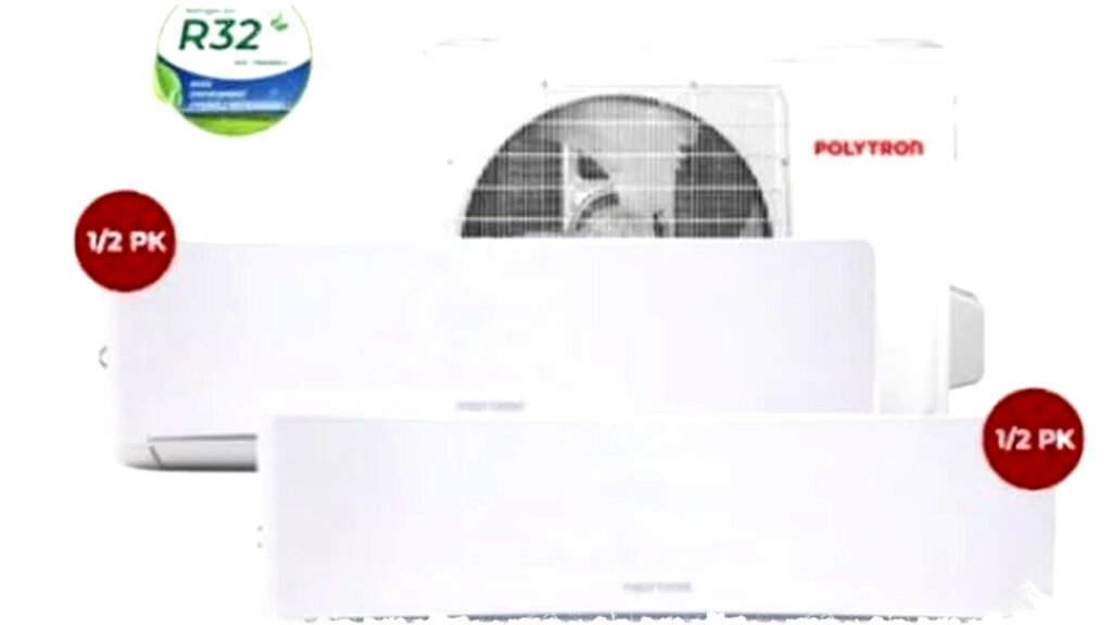 Polytron Neuva Multi Inverter: One Outdoor Unit Cools Two Rooms Perfectly for Minimalist Homes
