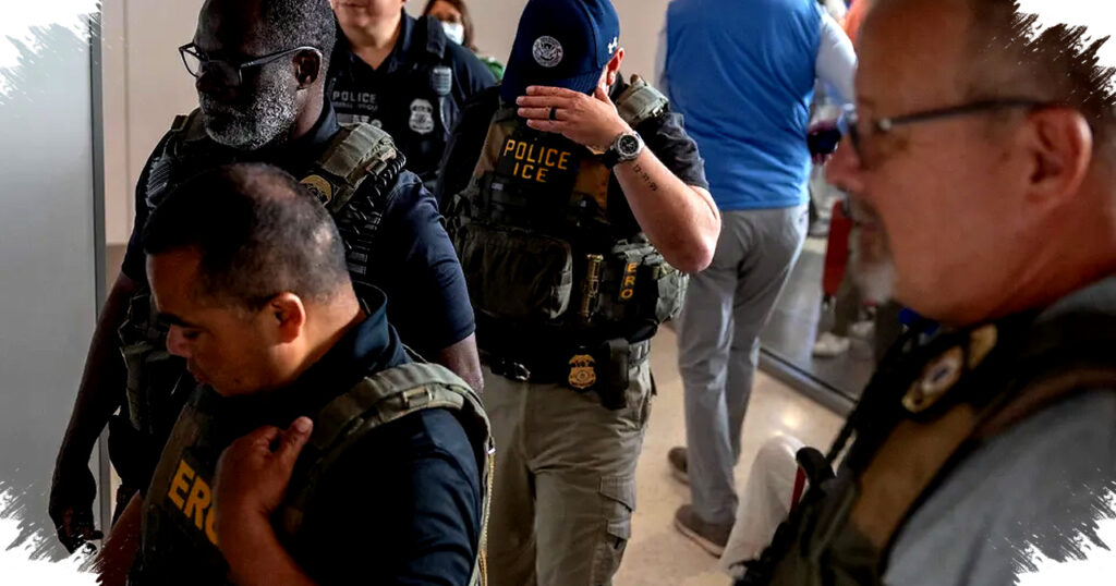 Trump Orders ICE Agents Maskless At Airports, Exposing A Key GOP Falsehood About Doxxing Risks