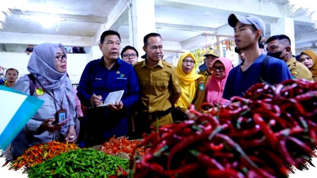 Prabumulih Market Crackdown Ensures Safe Food and Stable Prices, Guarding Community Before Idul Fitri