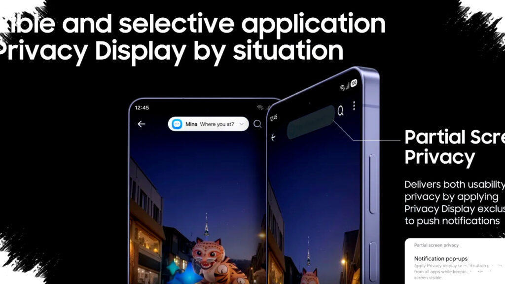 Samsung Galaxy S26 Privacy Display Unveiled, Experience Unseen Protection Against Shoulder Surfing Threats