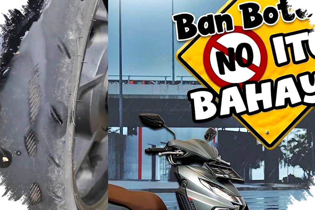 3 Threats of Riding on Bald Motorcycle Tires, Avoid Aquaplaning Disaster and Beware The Deadliest Danger Number 3