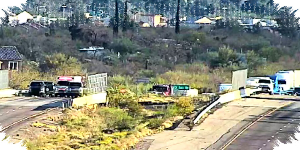 Man Ejected and Seriously Hurt in Fiery Roll-Over Crash, Traffic Chaos Unfolds on Interstate 19 in Green Valley