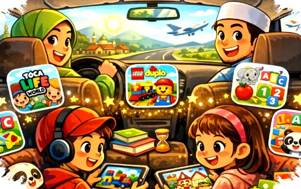5 Offline Educational Games For Kids When Traveling, The Quiet Solution Parents Need During Long Holiday Journeys