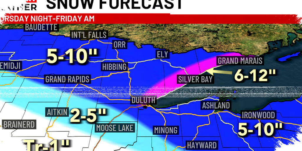 Blizzard Warning Ignites North Shore, Heavy Snowpile Battles Fierce Winds Thursday Evening