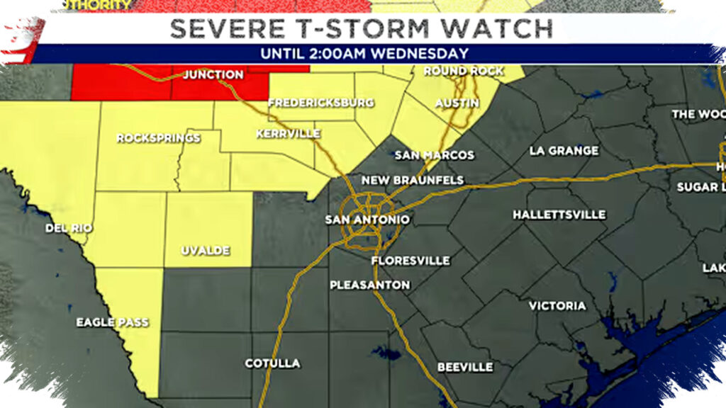 Storms Weaken As They Approach San Antonio, Morning Commute Faces Wet Roads And Gusty Winds