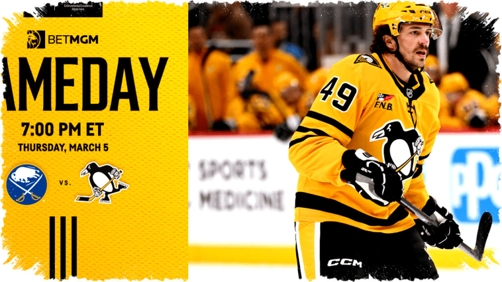 Penguins Host Sabres in Margaritaville Night, Penguins Pledge Game Sparks Island Vibes and Community Spirit