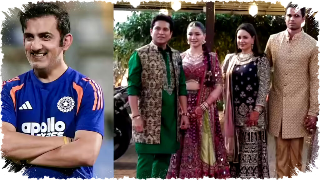 Gautam Gambhir Joins Arjun Tendulkar’s Wedding Hours Before India Faces England in High-Stakes T20 World Cup Semifinal