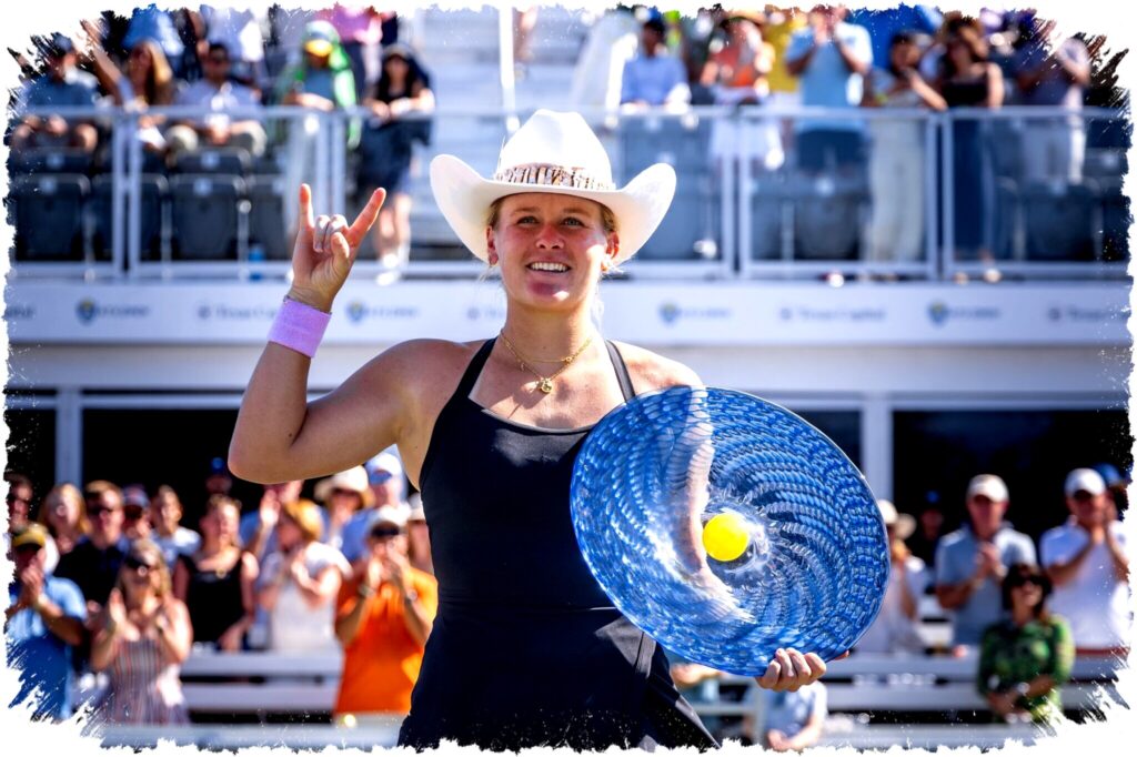 Hook Em Texas Favorite Stearns Defies Odds In Austin Claiming Thrilling Second WTA Title Victory