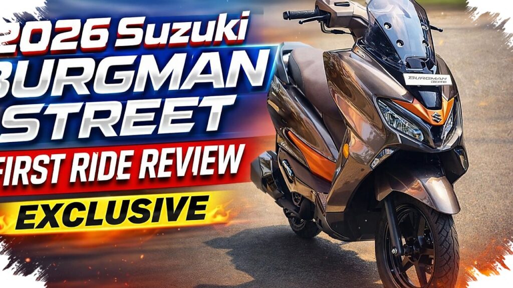 Suzuki Unveils New Burgman Street 2026, A More Refined And Practical Premium Scooter