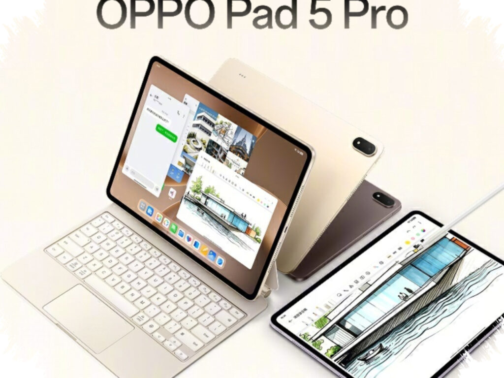 Oppo Pad 5 Pro Emerges Ahead Of Launch, 13.2-Inch Display And Snapdragon 8 Elite Gen 5 Signal A Premium Push