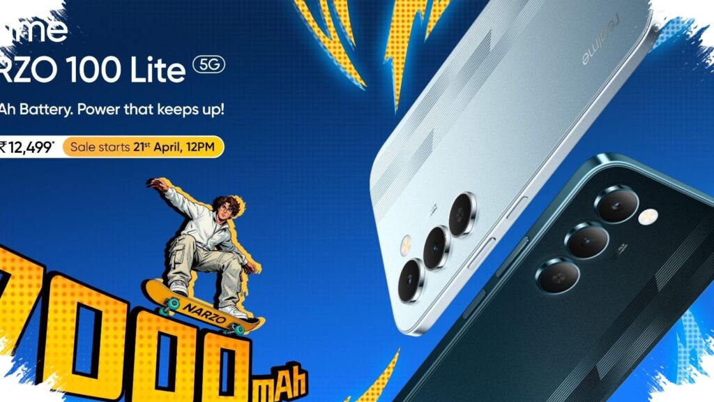 Realme Narzo 100 Lite Debuts With 7,000 mAh Battery and 144 Hz Display, What Is the India Price?
