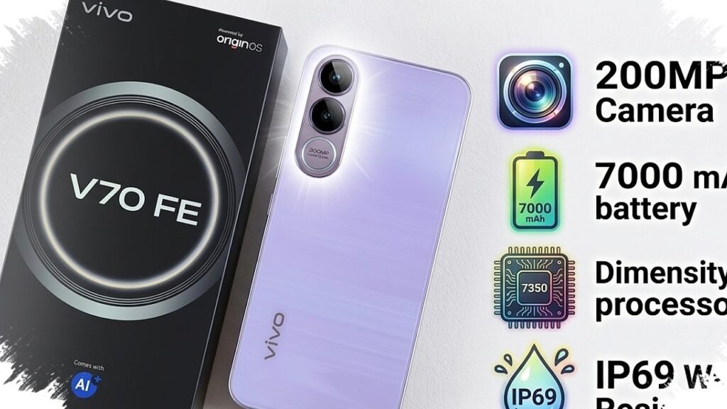 Vivo V70 FE Puts Battery Life First, 7000 mAh and 90W Charging Redefine Daily Use