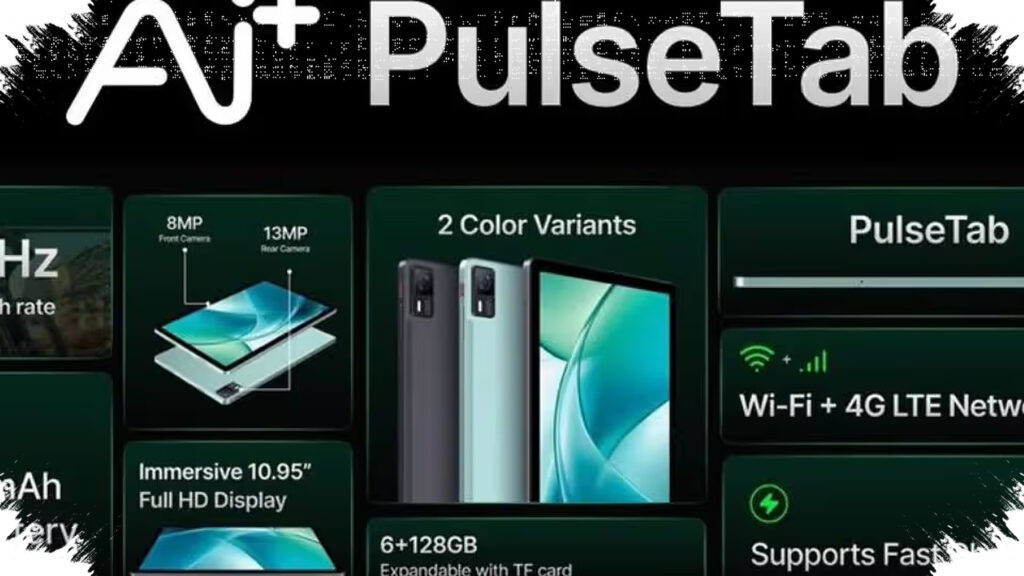 Ai+ PulseTab Arrives Temptingly, 8,000mAh Battery And Android 16 In A Budget Tablet