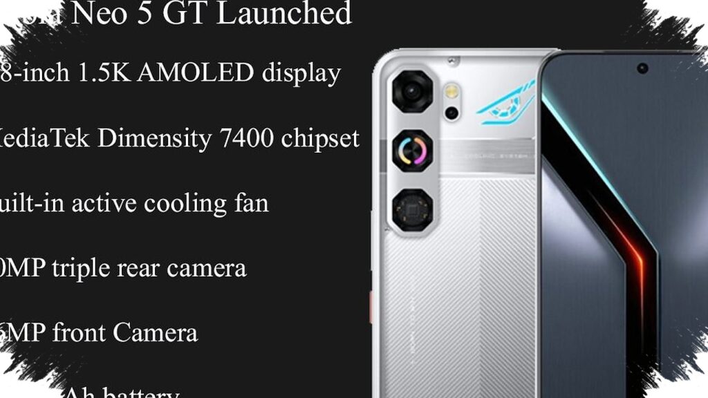 Nubia Neo 5 GT Packs Dimensity 7400 And Active Cooling, A Gaming Phone Built To Stay Cool