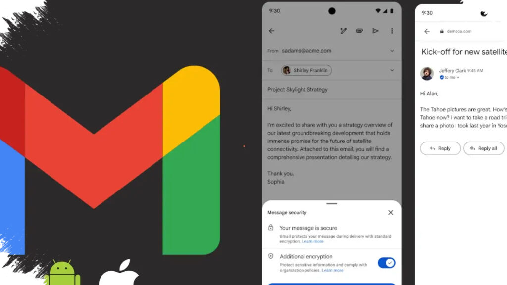 Gmail Tightens Security, End-To-End Encryption Finally Arrives On Phones