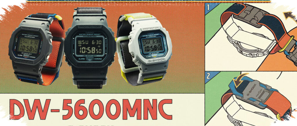Casio G-Shock DW5600MNC, Strap Elastis 2,7 Kali dan Fidlock Yang Mengubah Cara Pakai