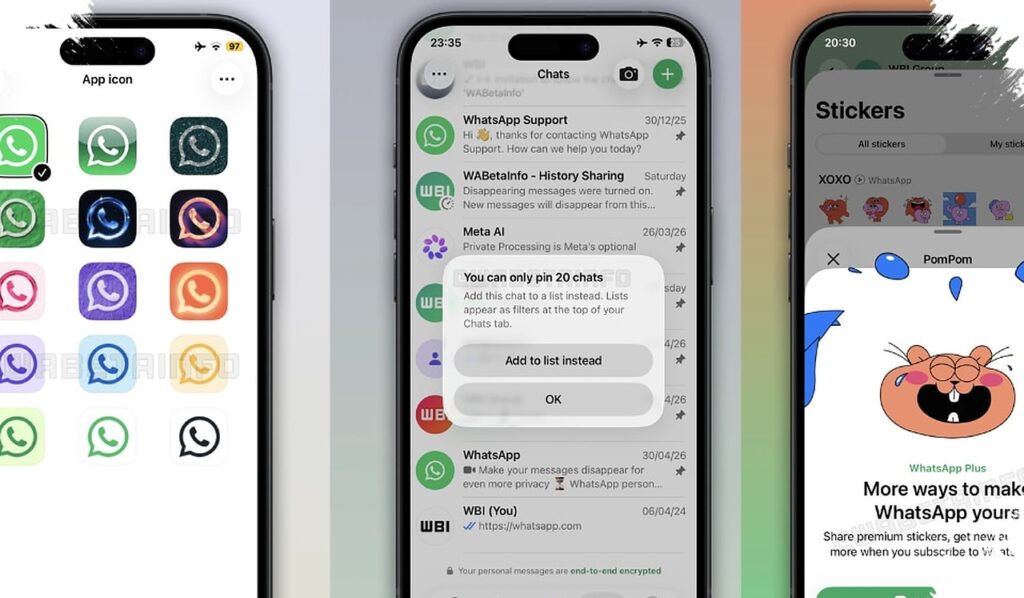WhatsApp Plus Arrives on iPhone, Adding Themes, Premium Stickers, and Better Chat Organization