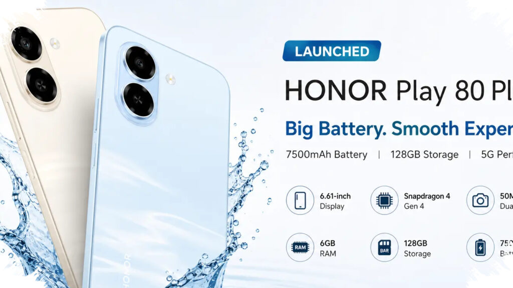 7500 mAh Battery, Honor Play 80 Plus Targets Heavy Users at a Rp 3 Jutaan Price Point