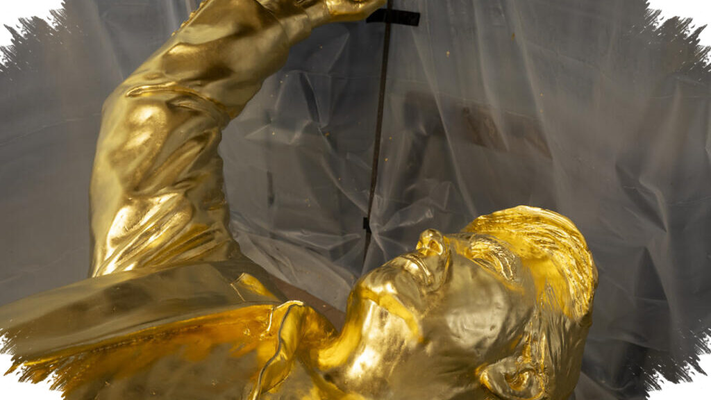 Not An Idol, Pastor Insists, Golden Trump Statue Exposes A Deeper Divide