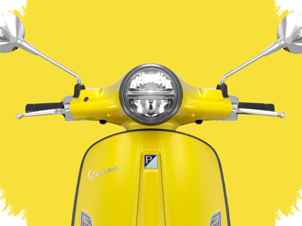 Bright Yellow Vespa Primavera 2026 Blends Classic Lines With Clear Modern Upgrades