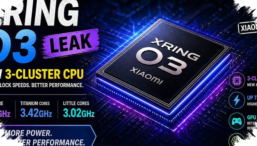 Xiaomi’s Xring O3 Leak Hints At A New CPU Layout For Its Next Foldable, With Faster Cores And A Bigger GPU Boost