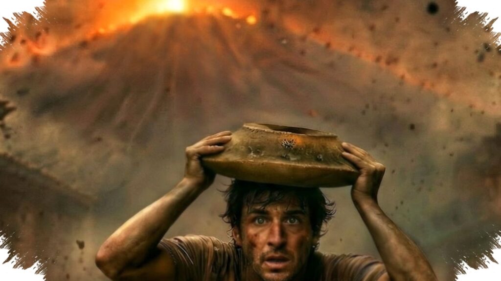 AI Recreates A Pompeii Escape Scene, Revealing The Final Moments Of A Fleeing Man